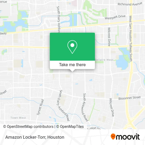 Amazon Locker-Torr map