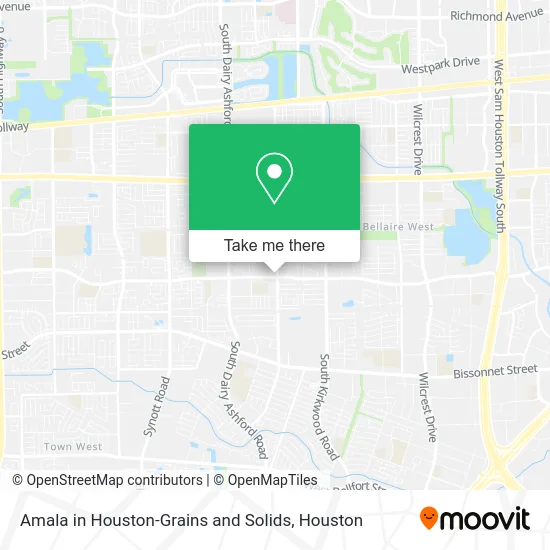 Amala in Houston-Grains and Solids map