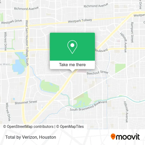 Total by Verizon map