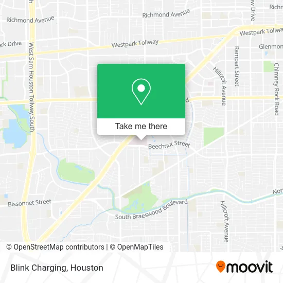 Blink Charging map
