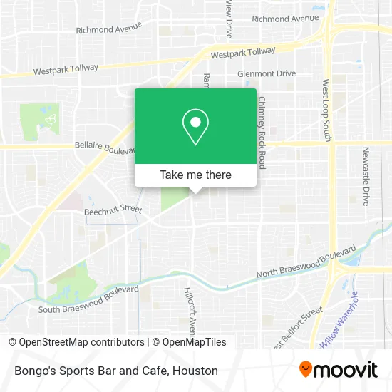 Bongo's Sports Bar and Cafe map