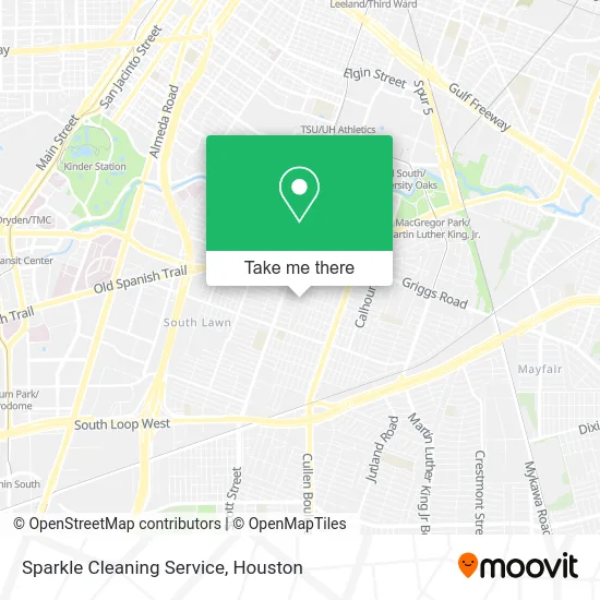 Sparkle Cleaning Service map
