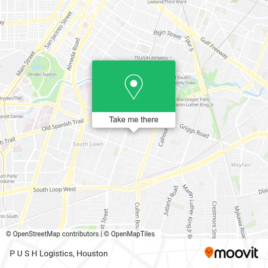 P U S H Logistics map