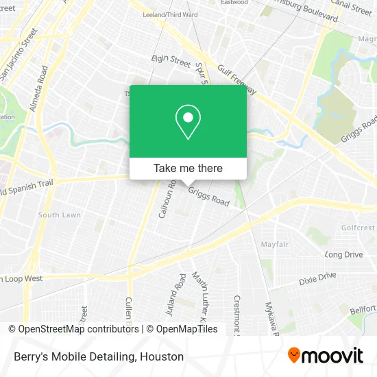 Mapa de Berry's Mobile Detailing