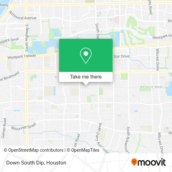 Down South Dip map