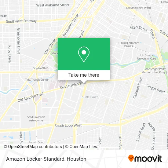 Amazon Locker-Standard map