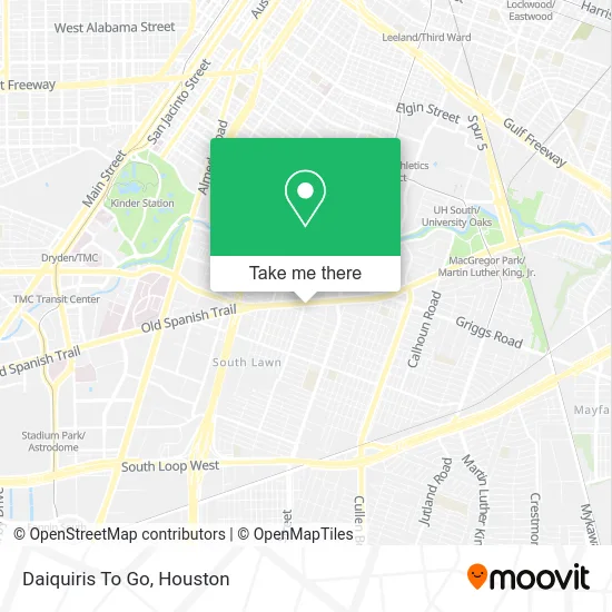 Mapa de Daiquiris To Go