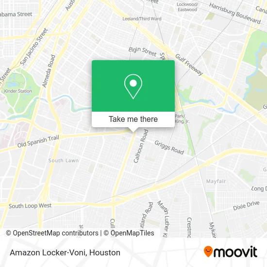 Mapa de Amazon Locker-Voni
