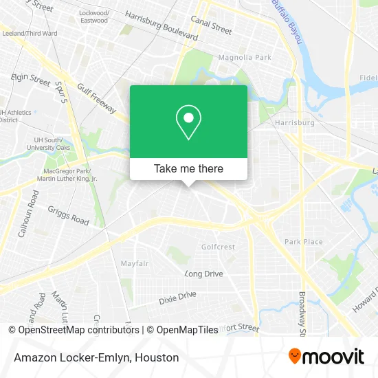 Amazon Locker-Emlyn map