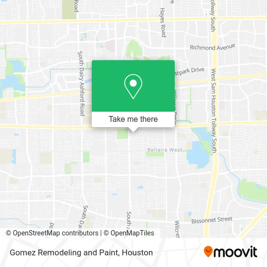 Gomez Remodeling and Paint map