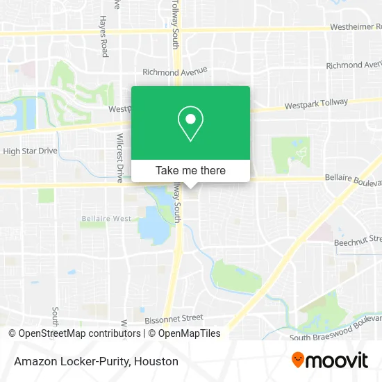 Mapa de Amazon Locker-Purity