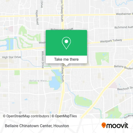 Mapa de Bellaire Chinatown Center