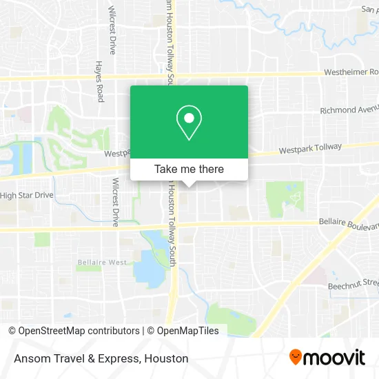 Ansom Travel & Express map