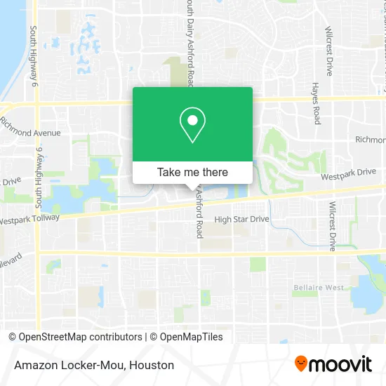 Amazon Locker-Mou map
