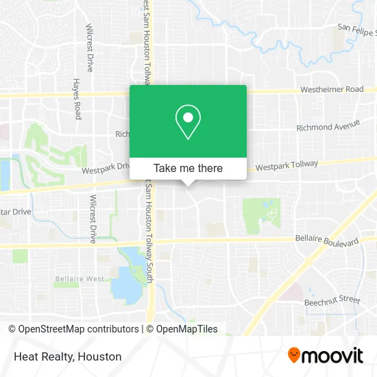 Heat Realty map