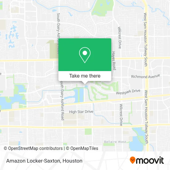 Amazon Locker-Saxton map