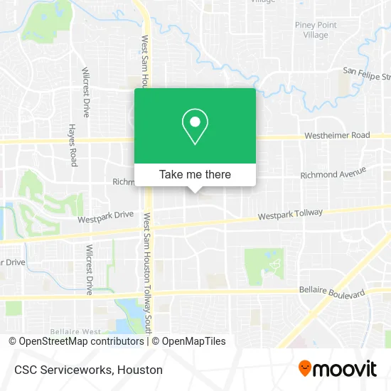 CSC Serviceworks map