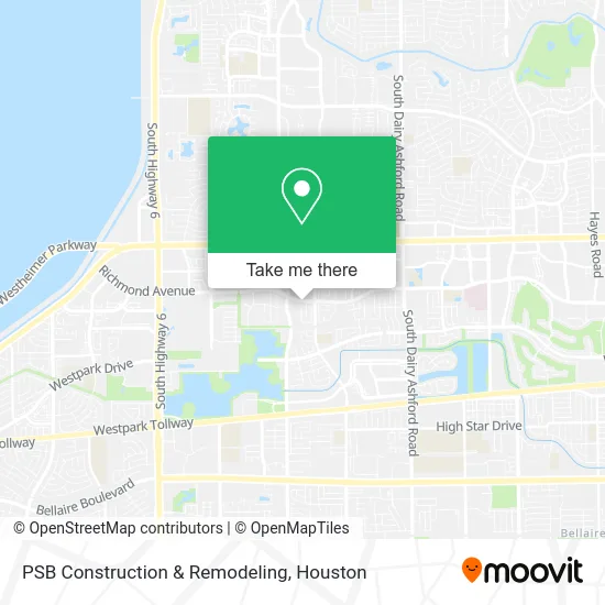 PSB Construction & Remodeling map