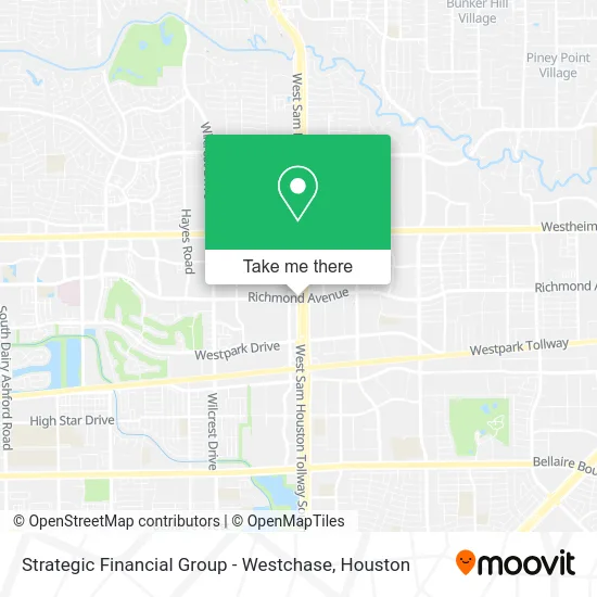 Strategic Financial Group - Westchase map