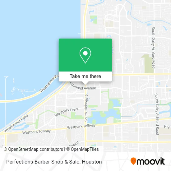 Perfections Barber Shop & Salo map