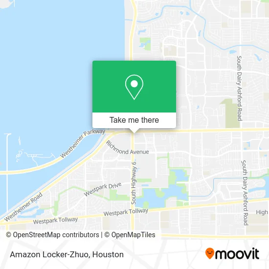 Amazon Locker-Zhuo map