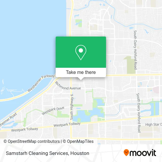Mapa de Samstarh Cleaning Services