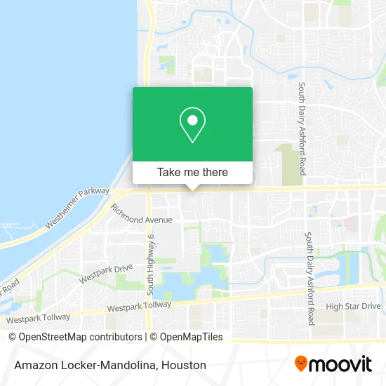 Mapa de Amazon Locker-Mandolina