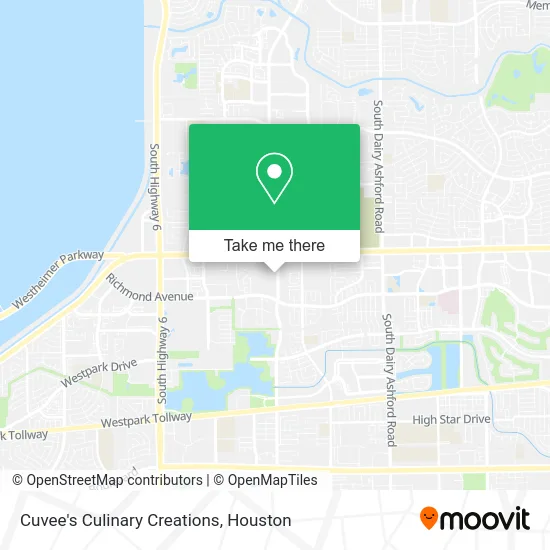 Cuvee's Culinary Creations map