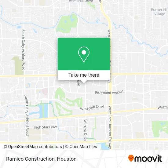 Mapa de Ramico Construction