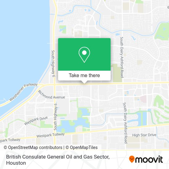 British Consulate General Oil and Gas Sector map