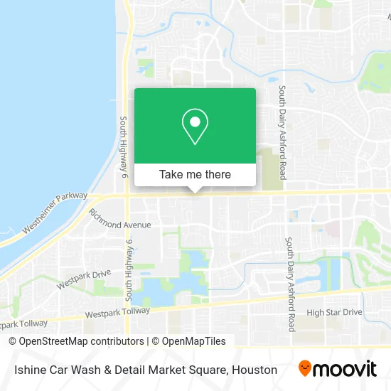 Mapa de Ishine Car Wash & Detail Market Square