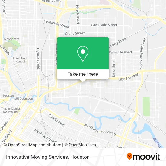 Innovative Moving Services map