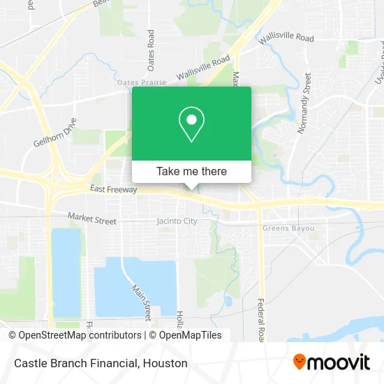 Castle Branch Financial map