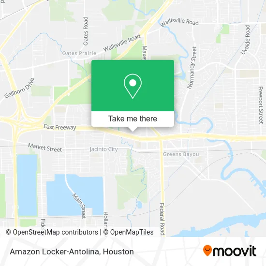 Amazon Locker-Antolina map