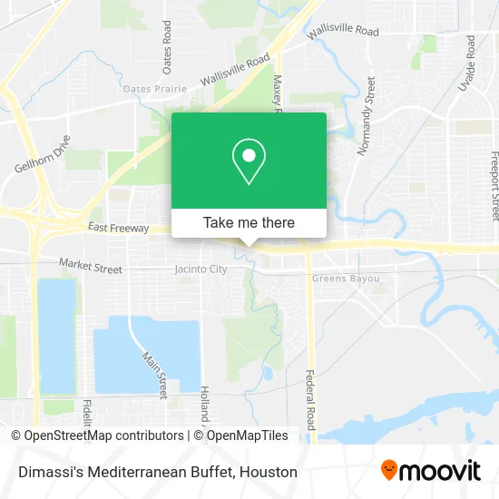 Dimassi's Mediterranean Buffet map