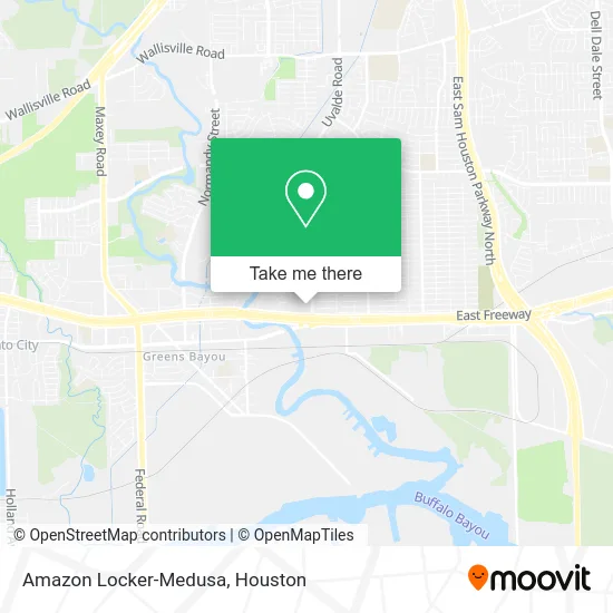Amazon Locker-Medusa map