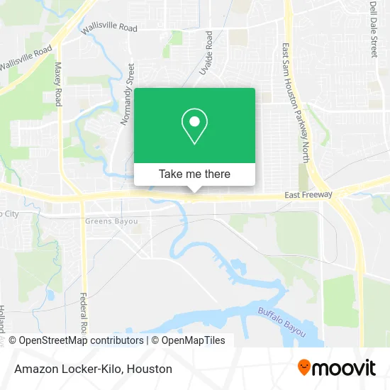 Amazon Locker-Kilo map