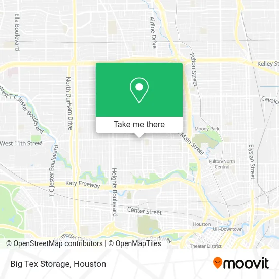 Big Tex Storage map