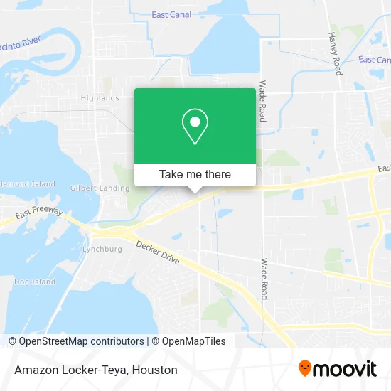 Amazon Locker-Teya map