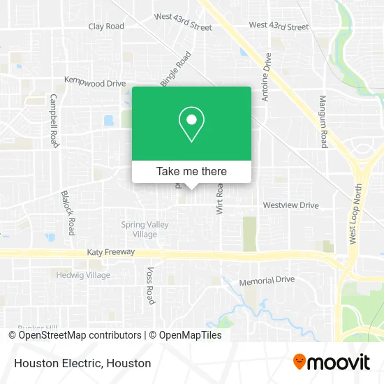 Houston Electric map