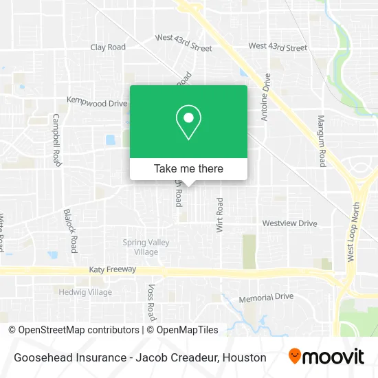 Goosehead Insurance - Jacob Creadeur map