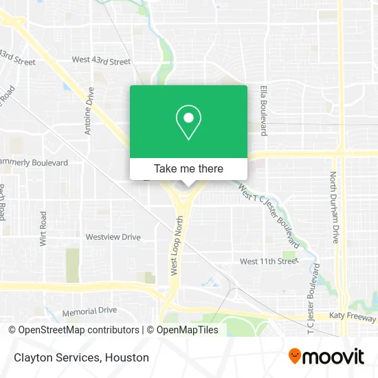 Clayton Services map