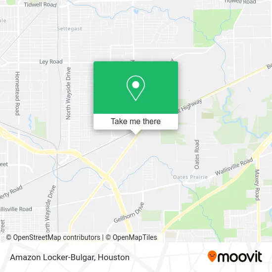 Amazon Locker-Bulgar map