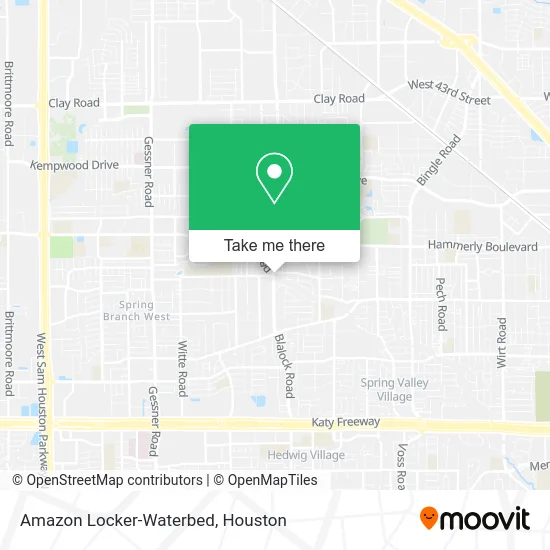 Amazon Locker-Waterbed map
