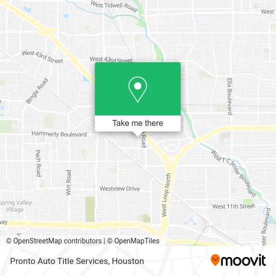Pronto Auto Title Services map
