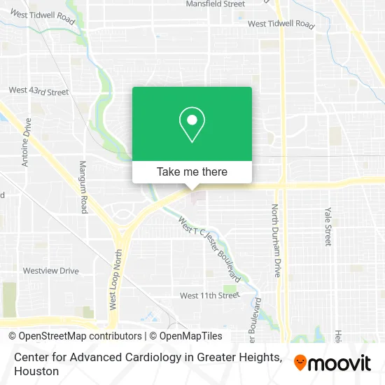 Center for Advanced Cardiology in Greater Heights map