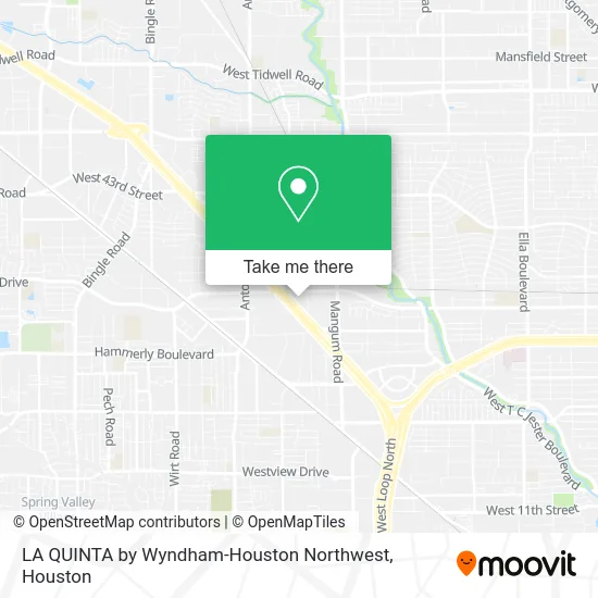 LA QUINTA by Wyndham-Houston Northwest map