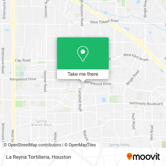 La Reyna Tortilleria map