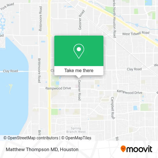 Matthew Thompson MD map