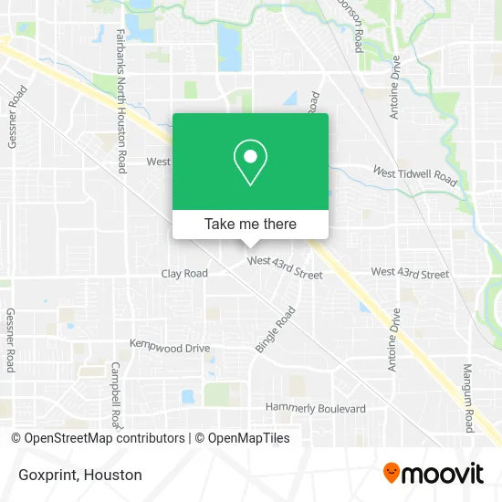 Goxprint map